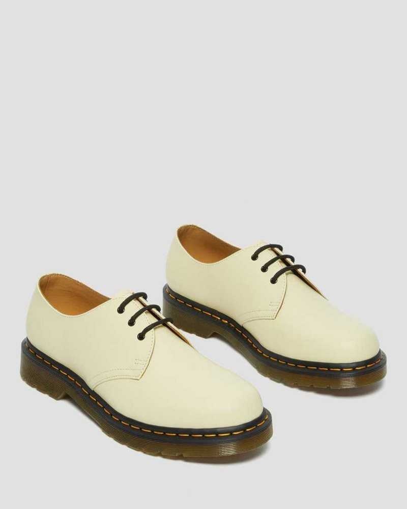 Dr Martens 1461 Smooth Leather Oxford Shoes Oxfords Shoes Cream | 21045GUHM