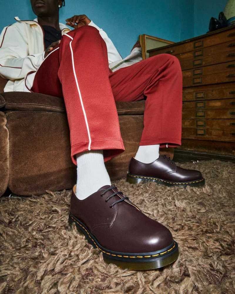 Dr Martens 1461 Smooth Leather Oxford Shoes Oxfords Shoes Burgundy | 12697OBIK