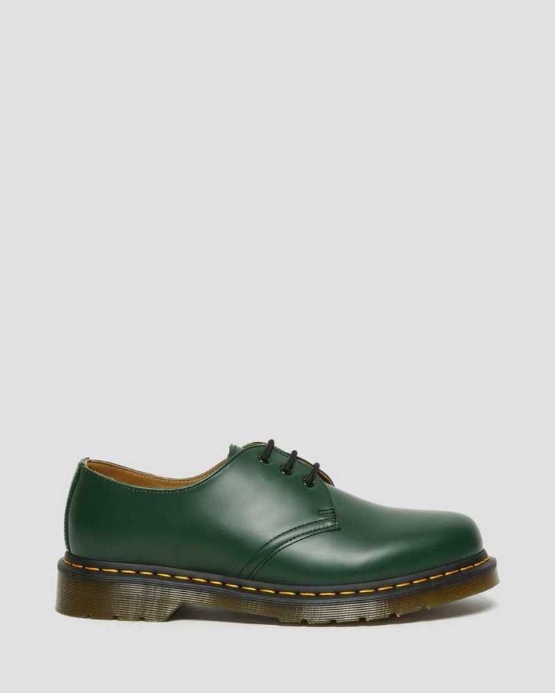 Dr Martens 1461 Smooth Leather Oxford Shoes Oxfords Shoes Green | 04521HFPL