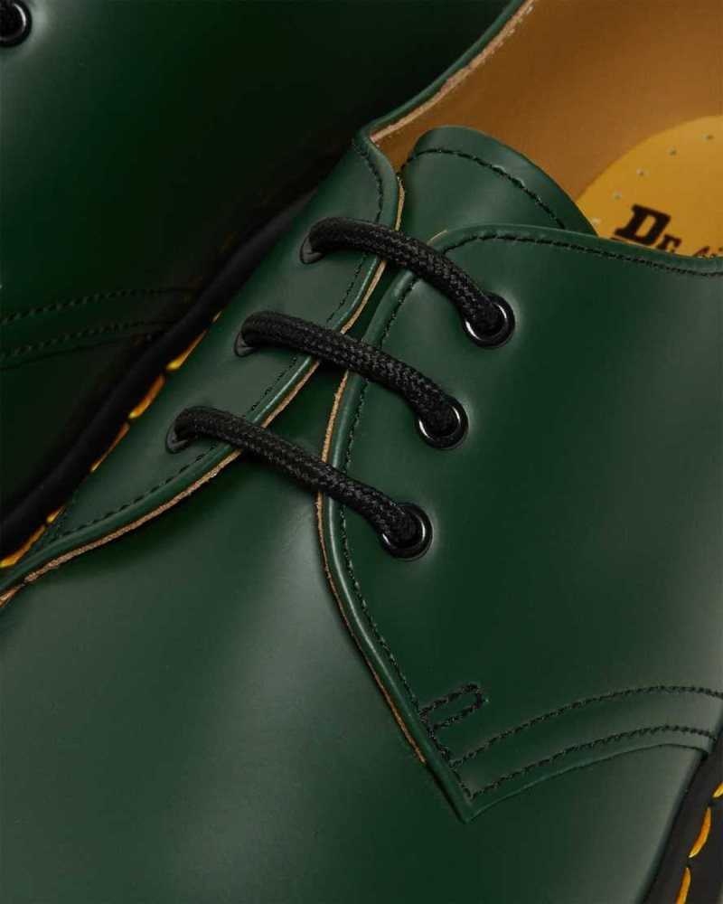 Dr Martens 1461 Smooth Leather Oxford Shoes Oxfords Shoes Green | 04521HFPL