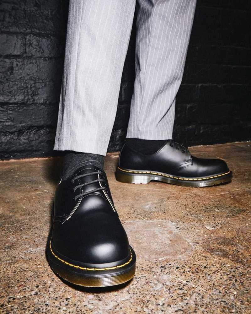 Dr Martens 1461 Smooth Leather Oxford Shoes Oxfords Shoes Black | 85321ZHCY