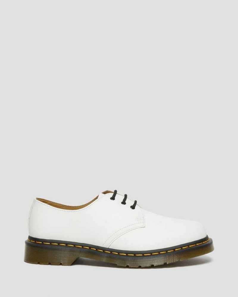 Dr Martens 1461 Smooth Leather Oxford Shoes Oxfords Shoes White | 67914VEIZ