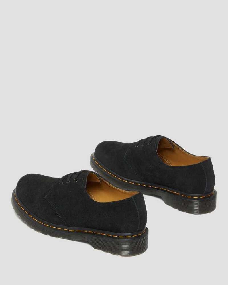 Dr Martens 1461 Suede Oxford Shoes Originals Shoes Black | 06943WELK