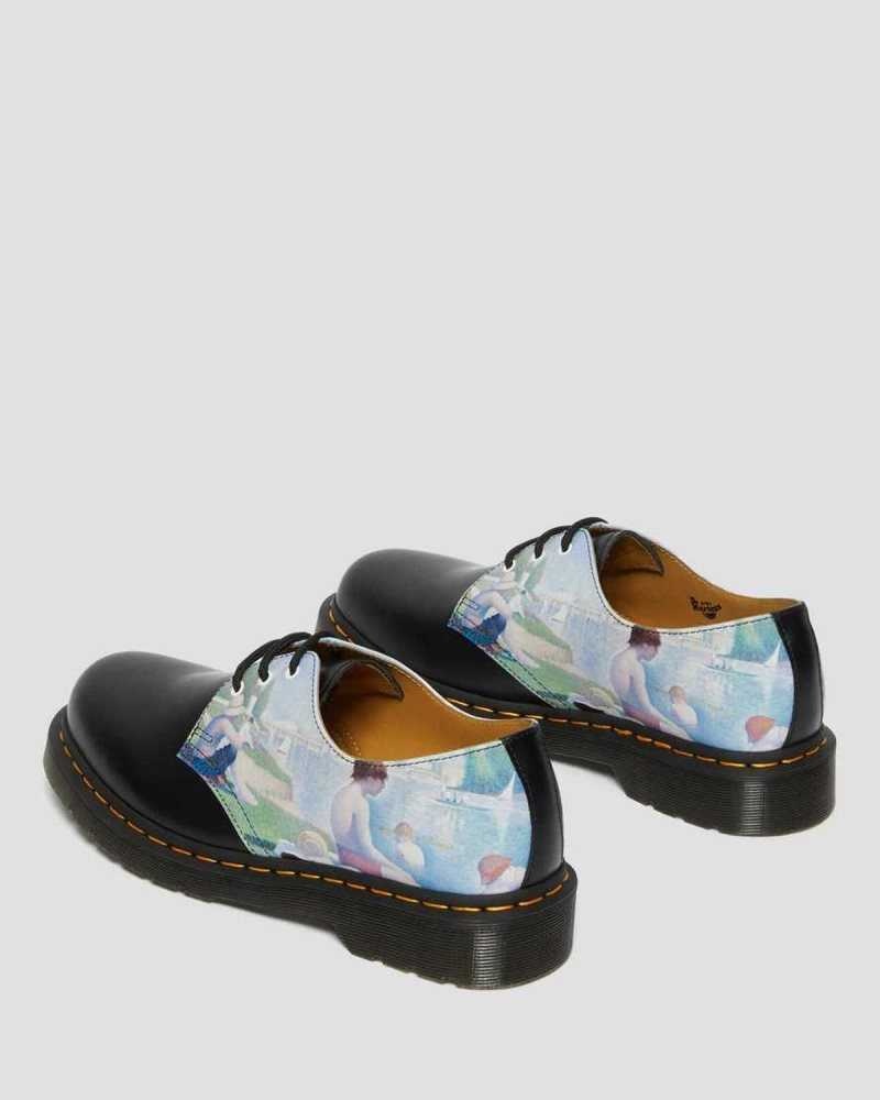 Dr Martens 1461 The National Gallery Seurat Oxford Shoes Originals Shoes Black | 01389PDSG