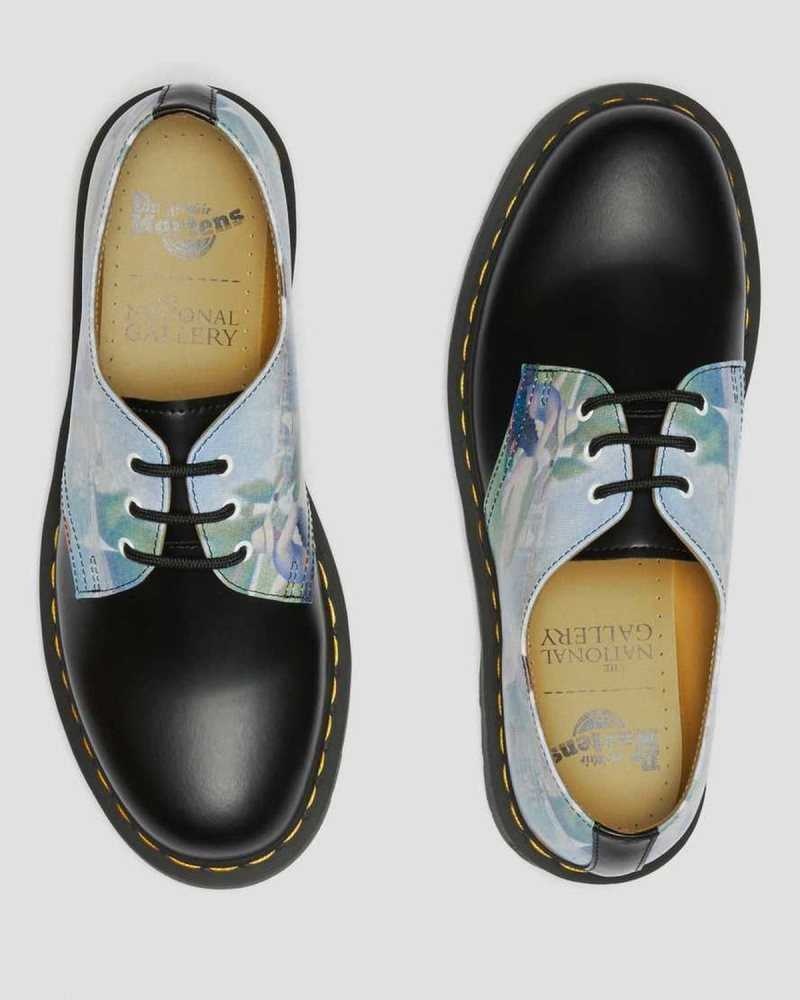 Dr Martens 1461 The National Gallery Seurat Oxford Shoes Originals Shoes Black | 01389PDSG