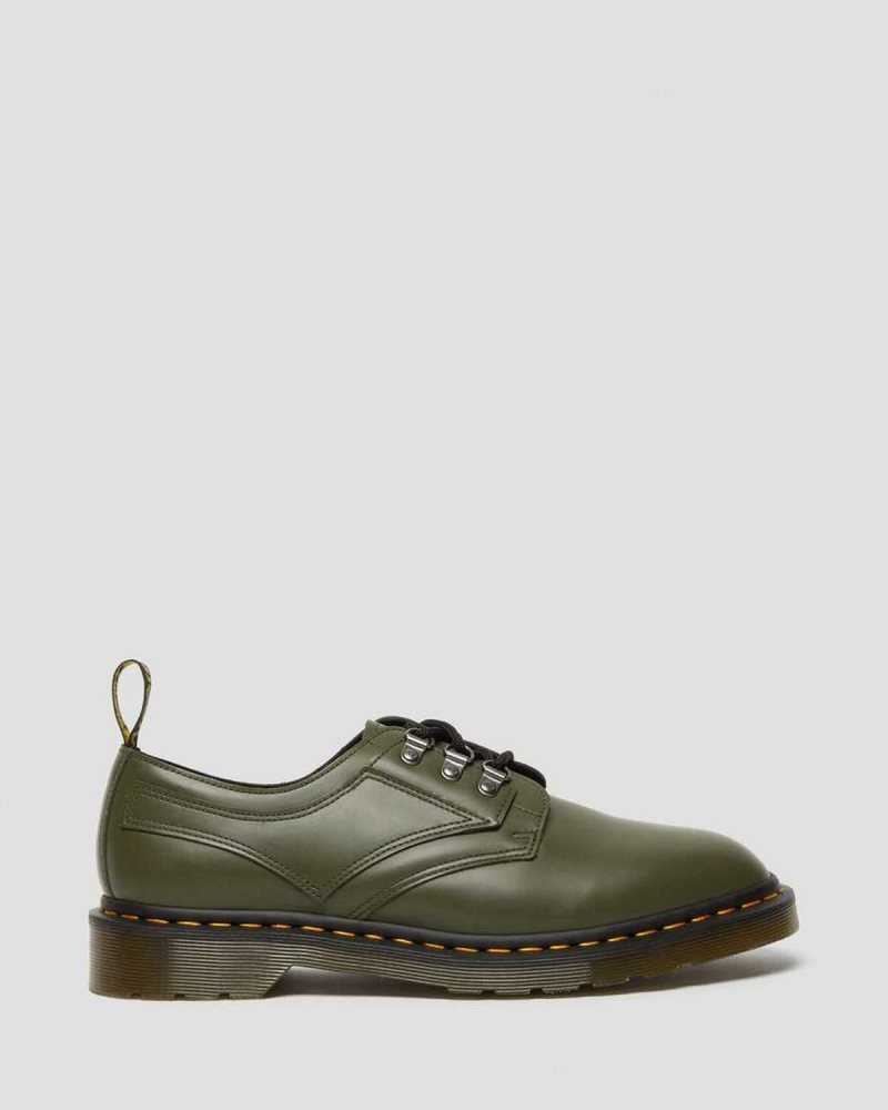 Dr Martens 1461 Verso Smooth Leather Oxford Shoes Originals Shoes Green | 09415QCHE