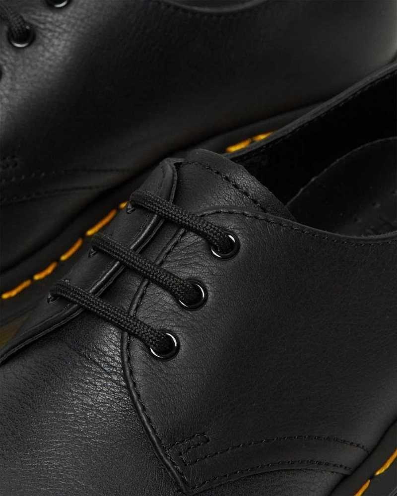 Dr Martens 1461 Virginia Leather Oxford Shoes Oxfords Shoes Black | 63940FRCK