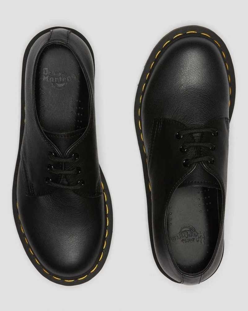 Dr Martens 1461 Virginia Leather Oxford Shoes Oxfords Shoes Black | 63940FRCK