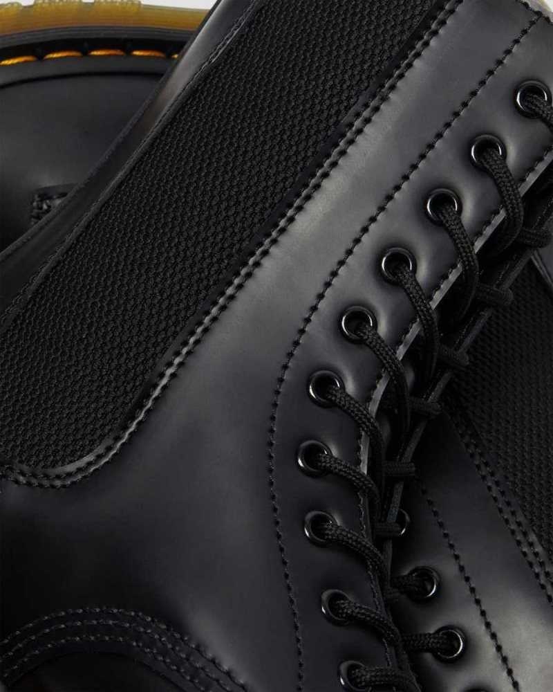 Dr Martens 1490 Harper Leather Lace Up Boots Boots Black | 29786SGQC