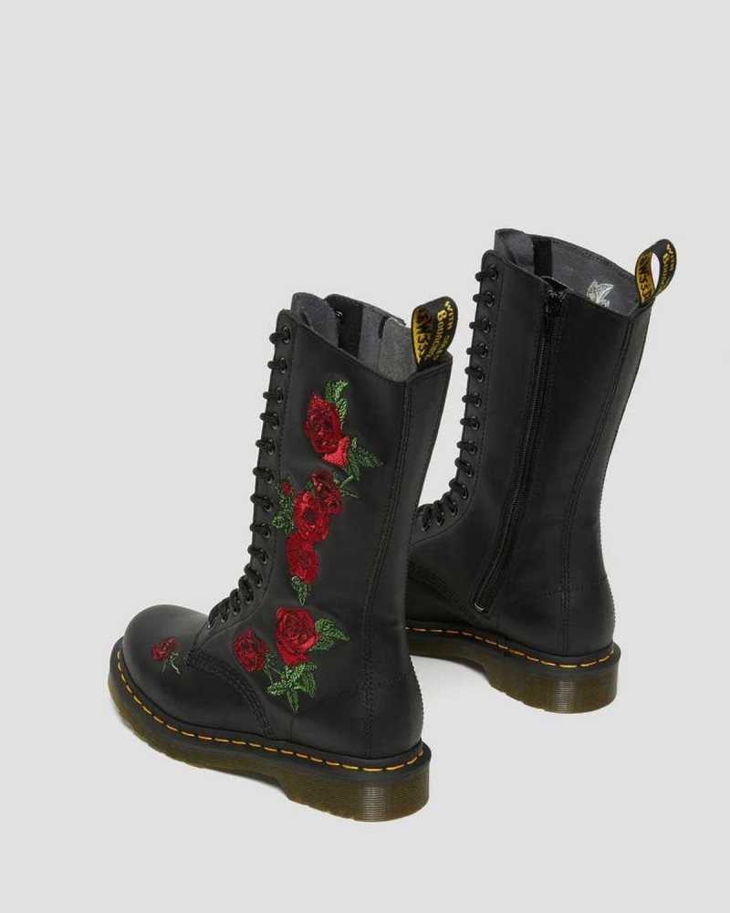 Dr Martens 1914 Vonda Leather Mid Calf Boots Boots Black | 05947MFVB