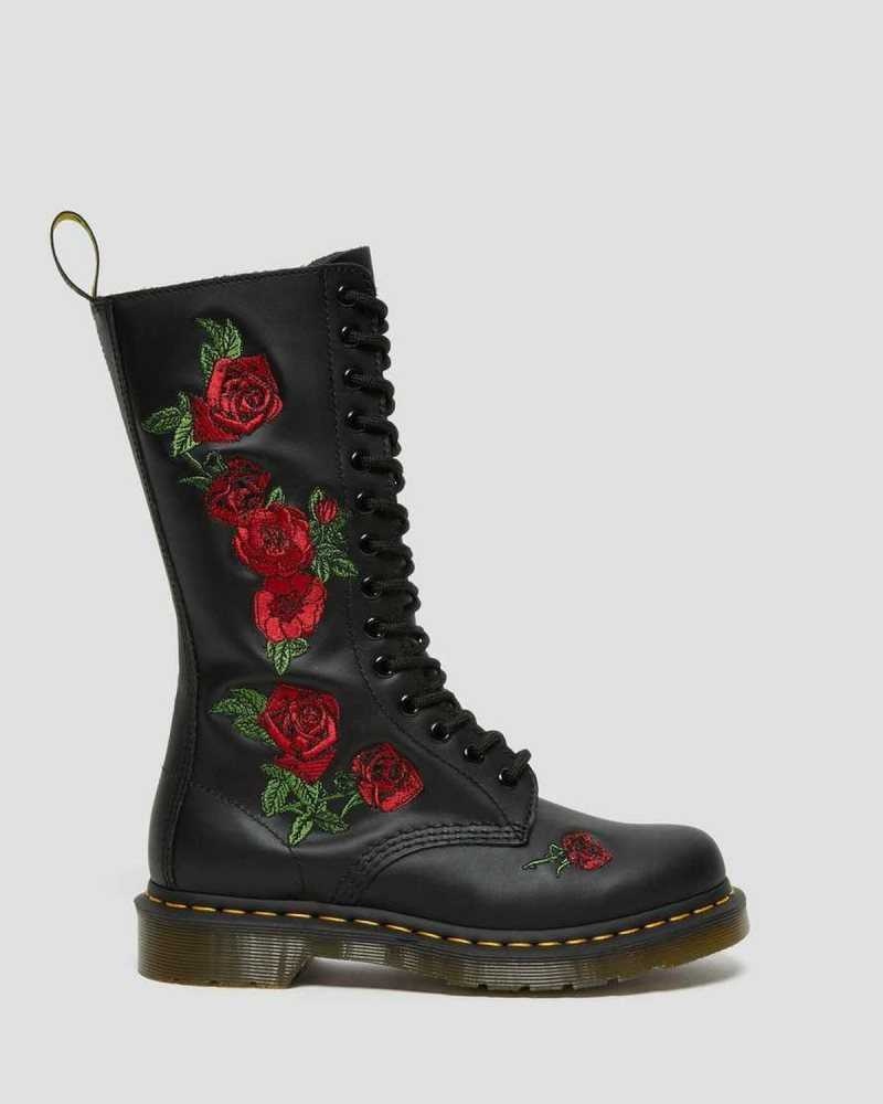 Dr Martens 1914 Vonda Leather Mid Calf Boots Boots Black | 05947MFVB