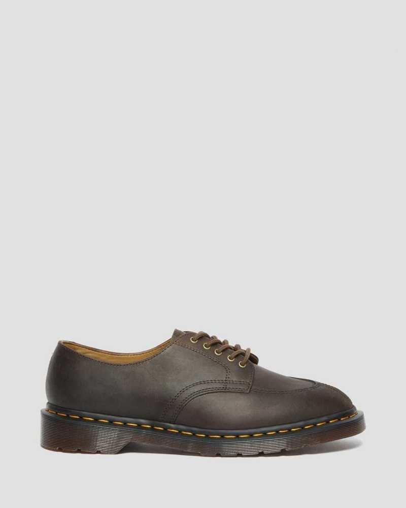 Dr Martens 2046 Crazy Horse Leather Oxford Shoes Oxfords Shoes Dark Brown | 79801DXWI