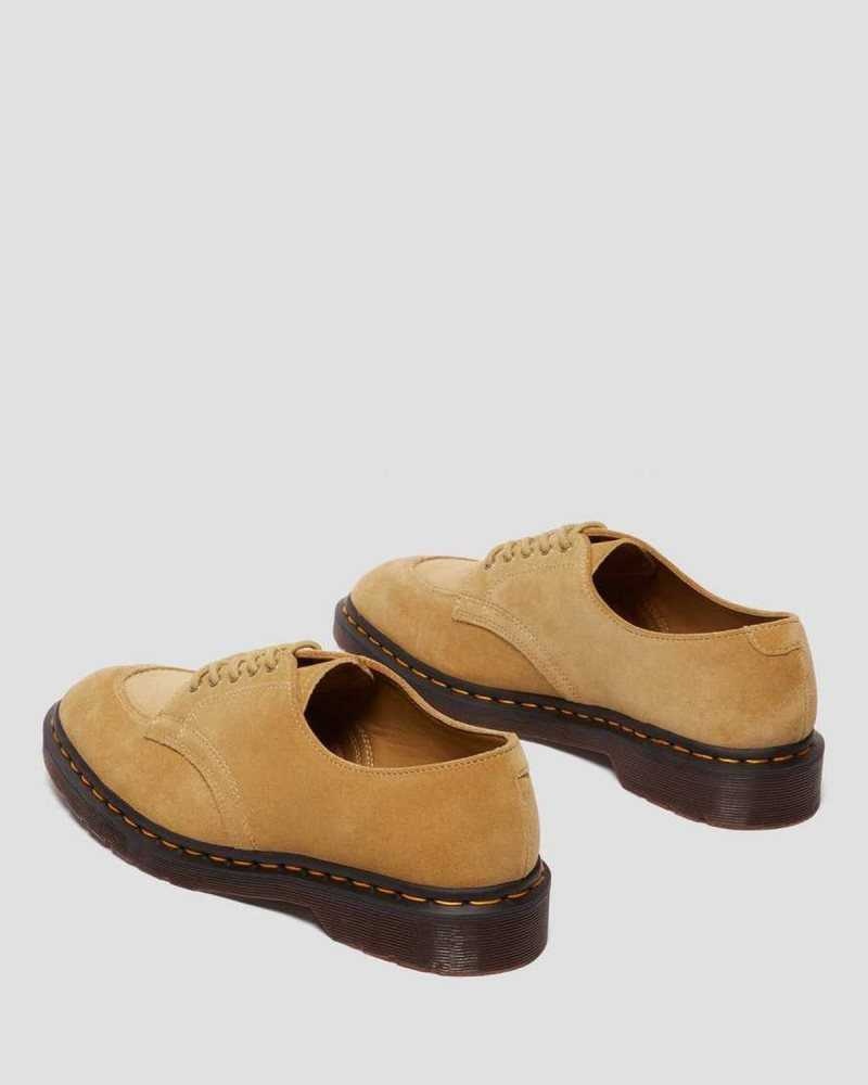 Dr Martens 2046 Suede Oxford Shoes Loafers Brown | 93185BVTC