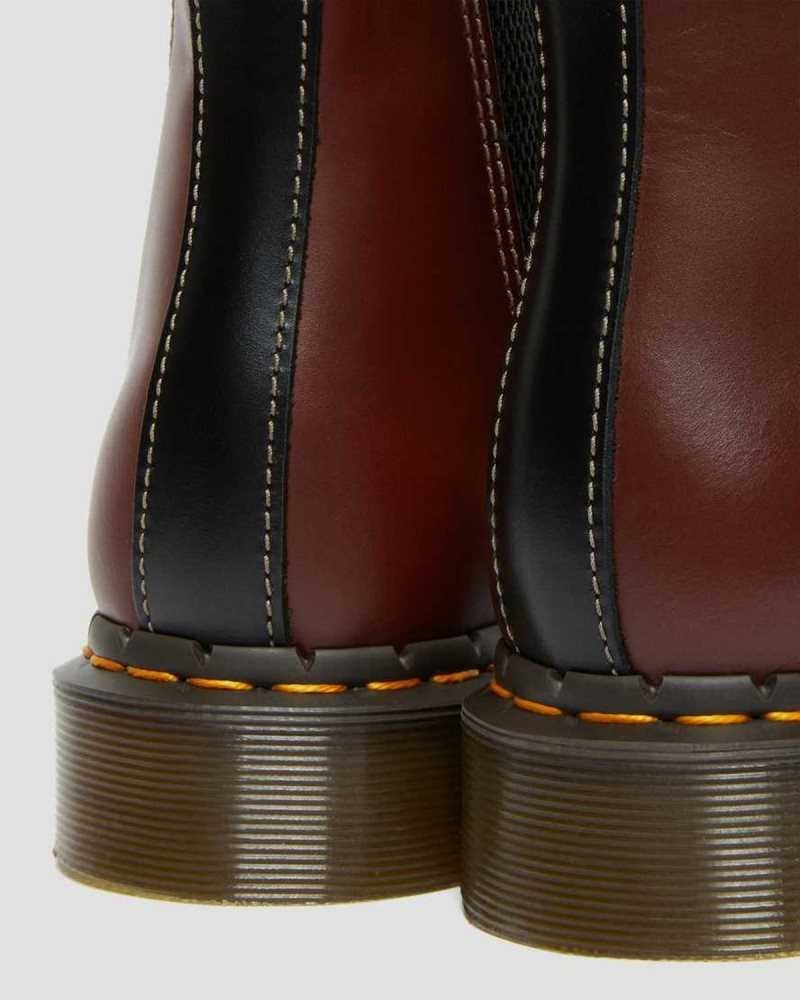 Dr Martens 2976 Abruzzo Leather Chelsea Boots Chelsea Boots Brown / Black | 62179VMKX