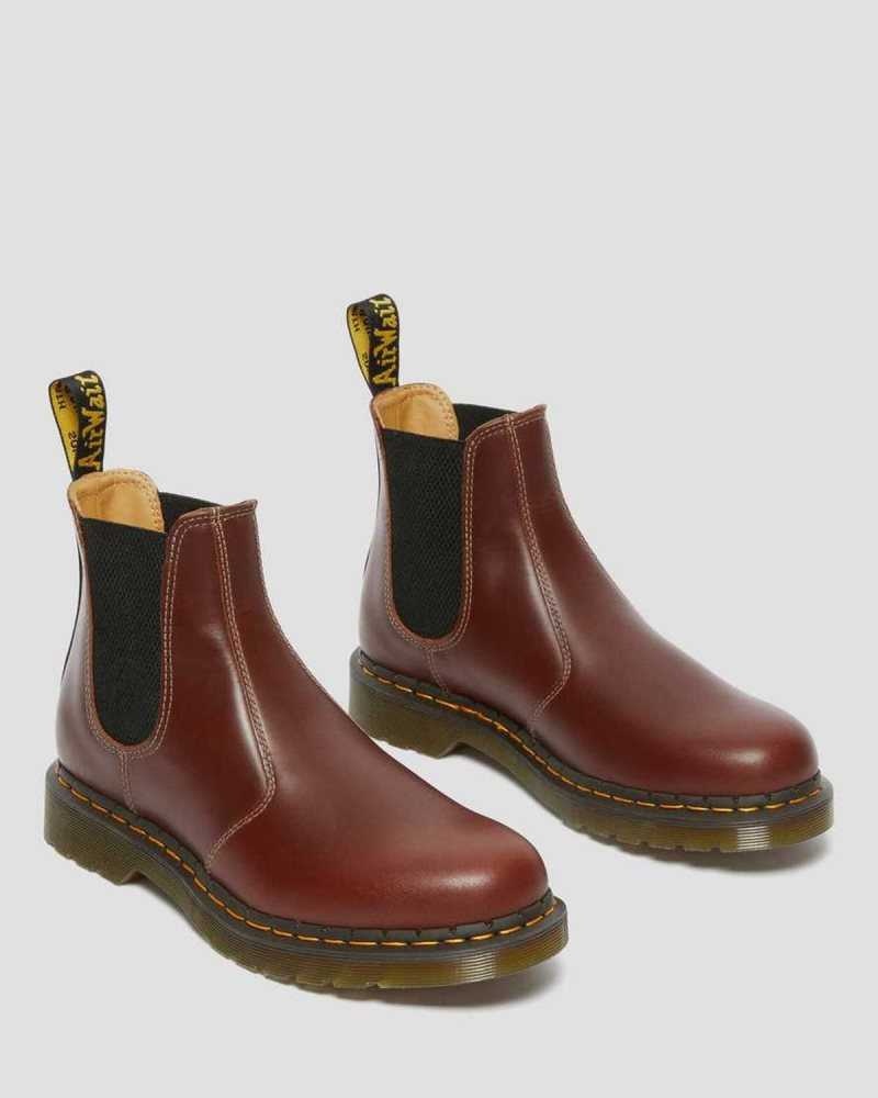 Dr Martens 2976 Abruzzo Leather Chelsea Boots Chelsea Boots Brown / Black | 62179VMKX