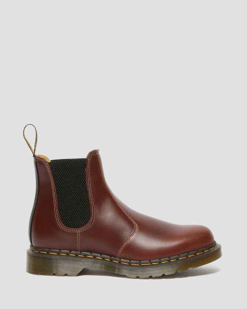 Dr Martens 2976 Abruzzo Leather Chelsea Boots Chelsea Boots Brown / Black | 62179VMKX