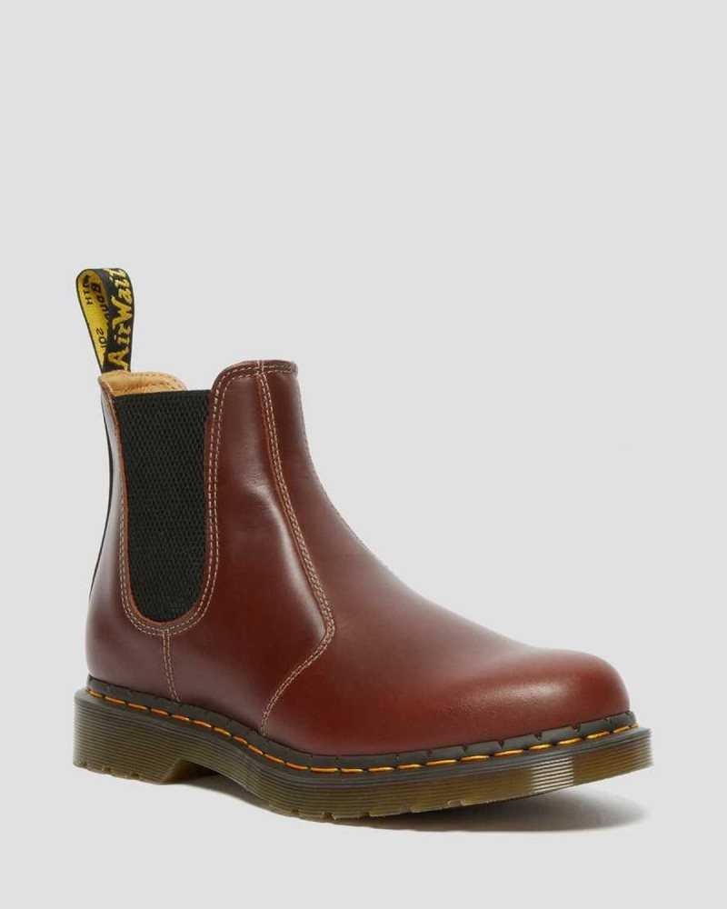 Dr Martens 2976 Abruzzo Leather Chelsea Boots Chelsea Boots Brown / Black | 62179VMKX