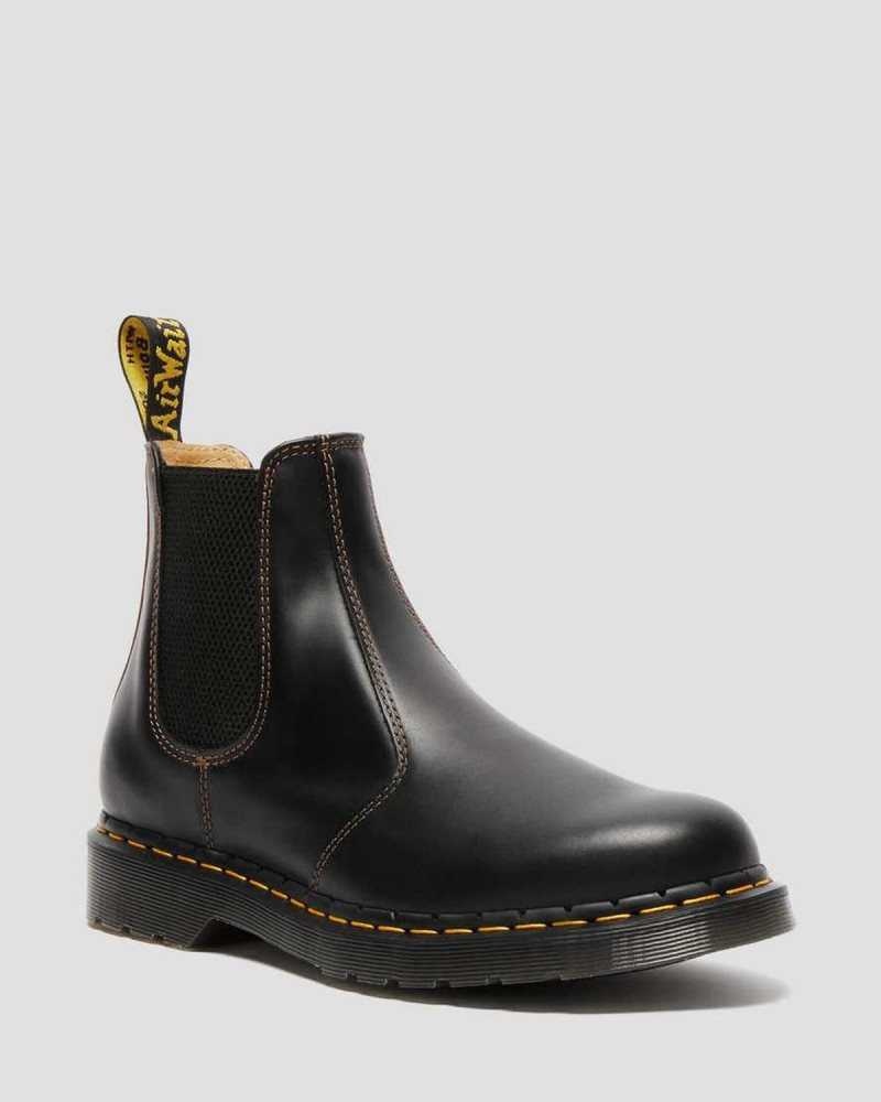 Dr Martens 2976 Abruzzo Leather Chelsea Boots Boots Black / Brown | 54098DVFS