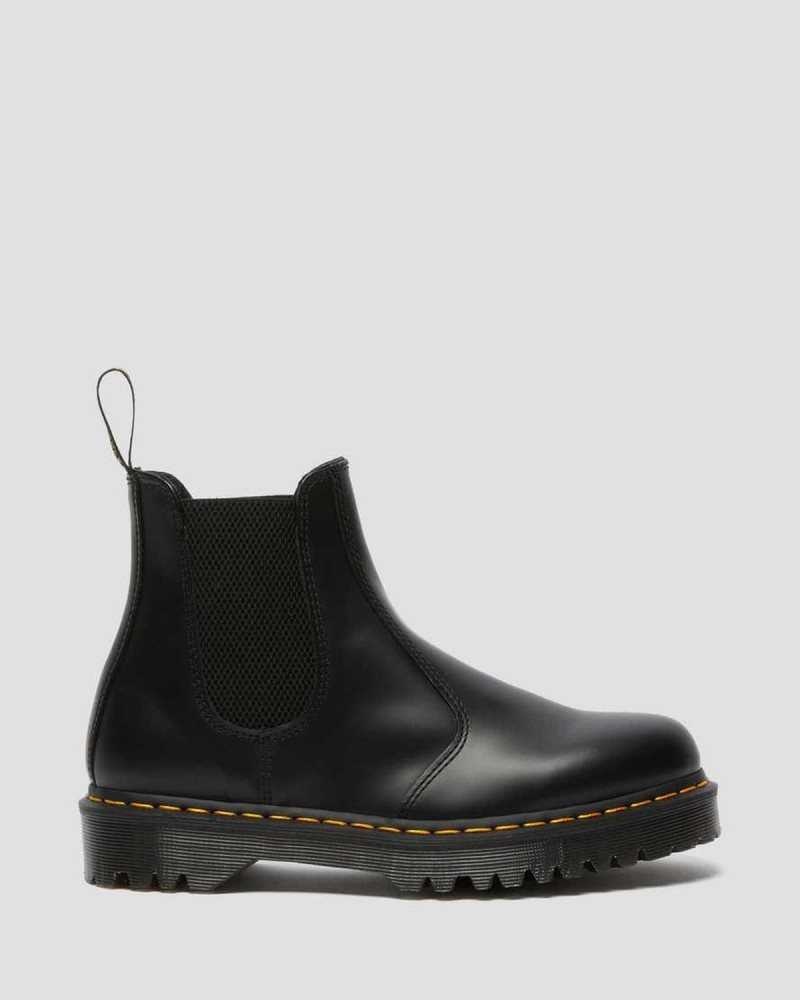 Dr Martens 2976 Bex Smooth Leather Chelsea Boots Boots Black | 26480ZNJI