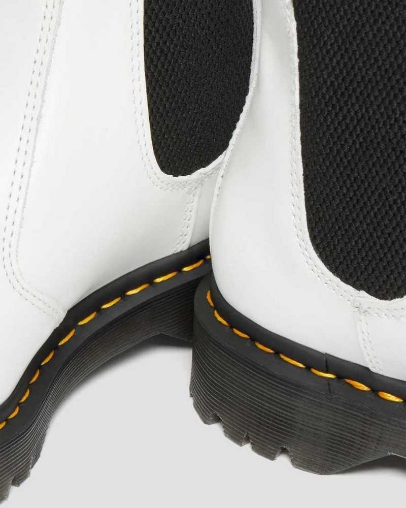 Dr Martens 2976 Bex Smooth Leather Chelsea Boots Chelsea Boots White | 26093NUIL