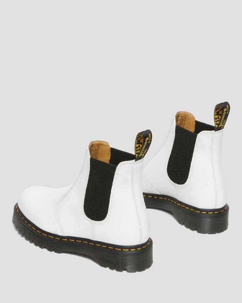 Dr Martens 2976 Bex Smooth Leather Chelsea Boots Chelsea Boots White | 26093NUIL