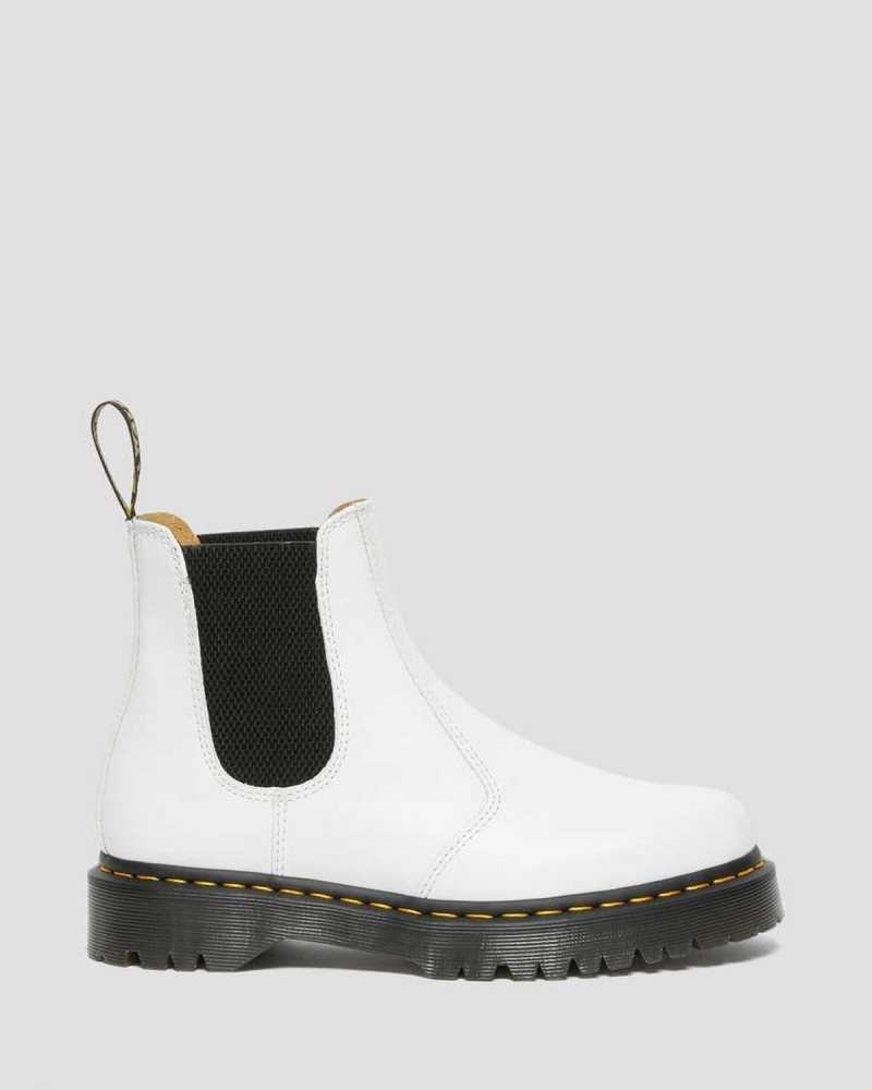 Dr Martens 2976 Bex Smooth Leather Chelsea Boots Chelsea Boots White | 26093NUIL