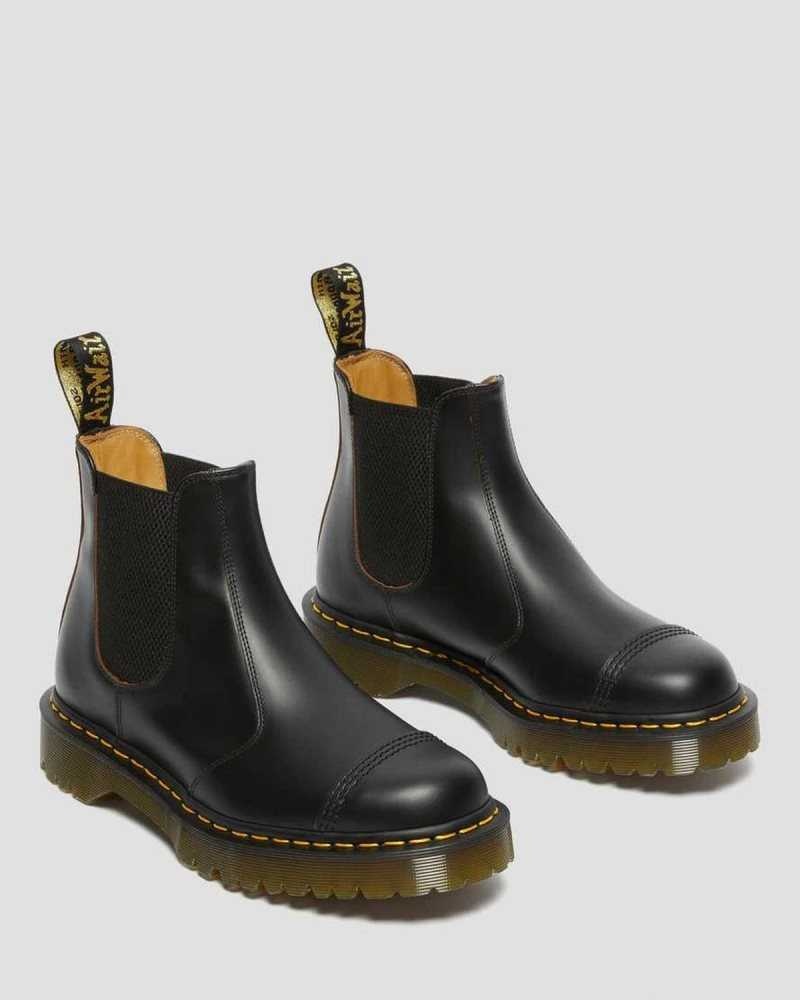 Dr Martens 2976 Bex Toe Cap Chelsea Boots Chelsea Boots Black | 94673KNML