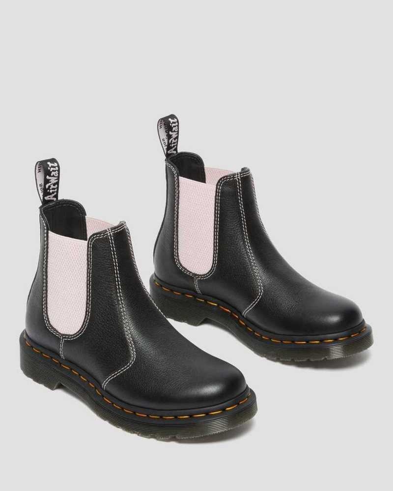 Dr Martens 2976 Contrast Leather Chelsea Boots Chelsea Boots Black | 01569QHFK