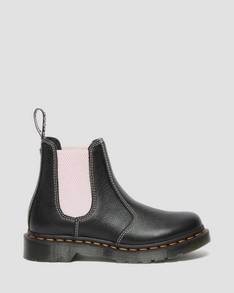 Dr Martens 2976 Contrast Leather Chelsea Boots Chelsea Boots Black | 01569QHFK