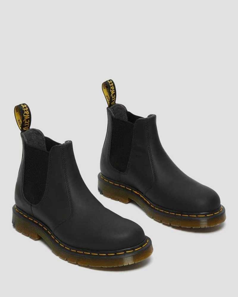 Dr Martens 2976 DM's Wintergrip Chelsea Boots Chelsea Boots Black | 14879LHWU