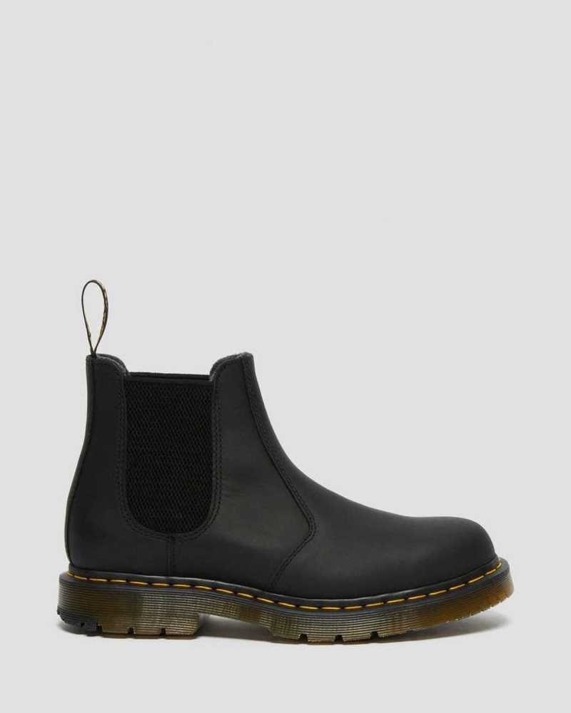 Dr Martens 2976 DM's Wintergrip Chelsea Boots Chelsea Boots Black | 14879LHWU