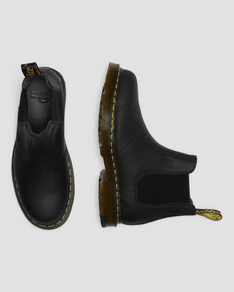 Dr Martens 2976 DM's Wintergrip Chelsea Boots Chelsea Boots Black | 14879LHWU