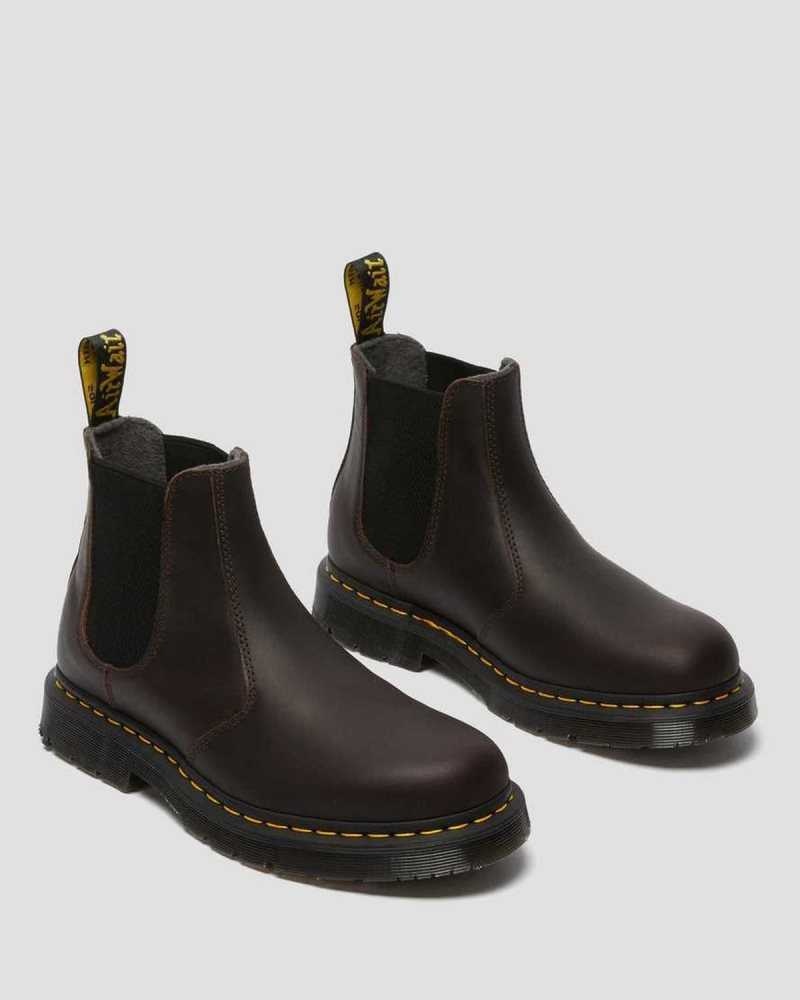 Dr Martens 2976 DM's Wintergrip Chelsea Boots Chelsea Boots Cocoa Snowplow | 57843CAMZ