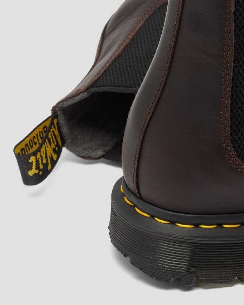 Dr Martens 2976 DM's Wintergrip Chelsea Boots Chelsea Boots Cocoa Snowplow | 57843CAMZ