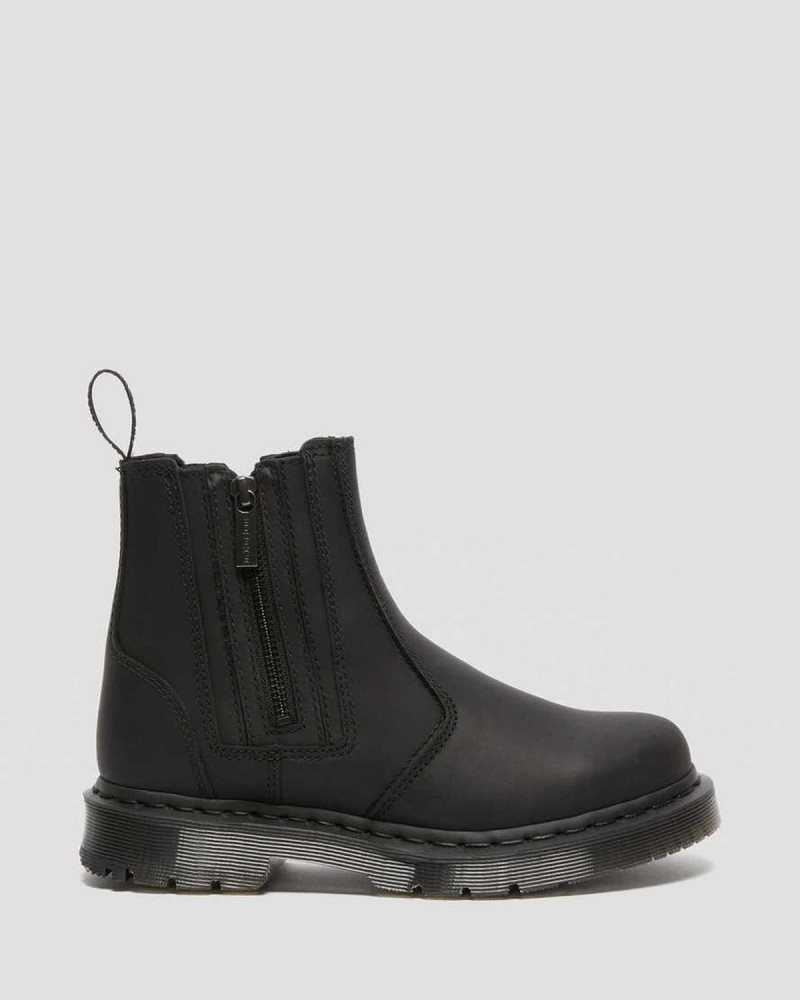 Dr Martens 2976 DM's Wintergrip Zip Chelsea Boots Boots Black | 23917TQDA