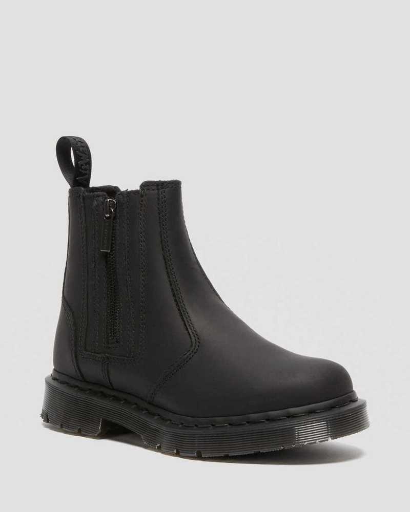 Dr Martens 2976 DM\'s Wintergrip Zip Chelsea Boots Boots Black | 23917TQDA