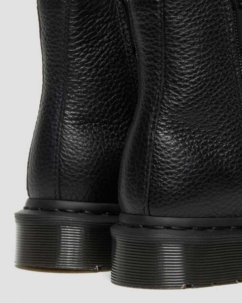 Dr Martens 2976 Leather Zipper Chelsea Boots Chelsea Boots Black | 04382HLUN