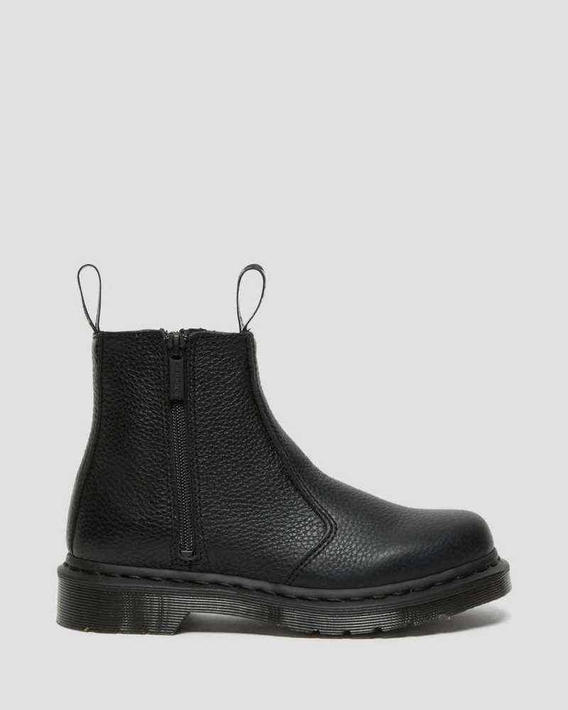 Dr Martens 2976 Leather Zipper Chelsea Boots Chelsea Boots Black | 04382HLUN