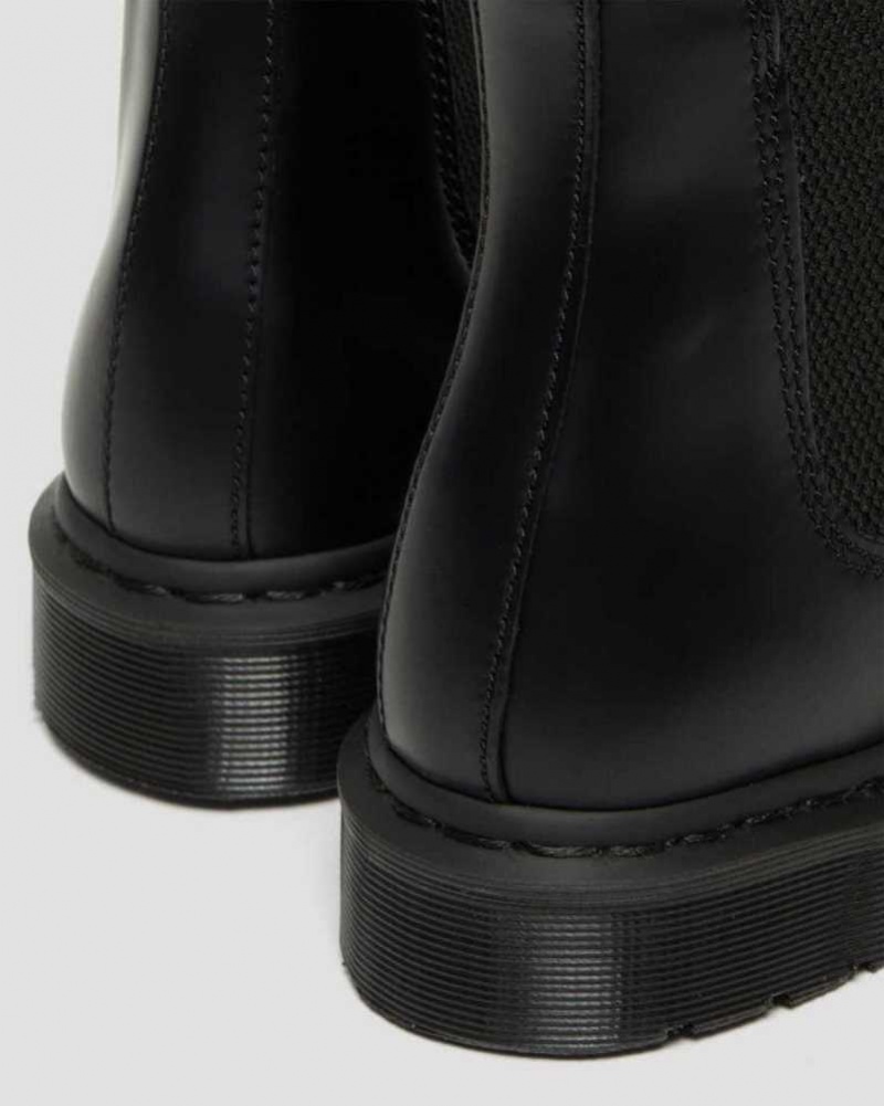 Dr Martens 2976 Mono Smooth Leather Chelsea Boots Boots Black | 25174YHGB