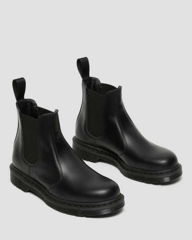 Dr Martens 2976 Mono Smooth Leather Chelsea Boots Boots Black | 25174YHGB