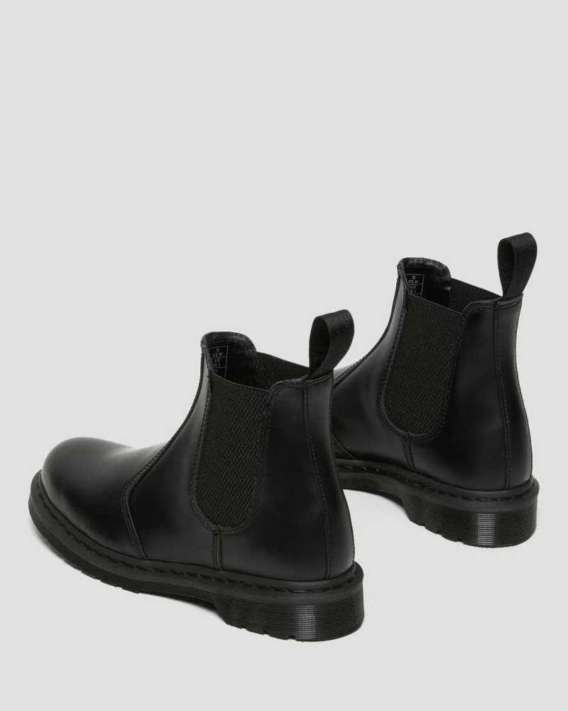 Dr Martens 2976 Mono Smooth Leather Chelsea Boots Boots Black | 25174YHGB