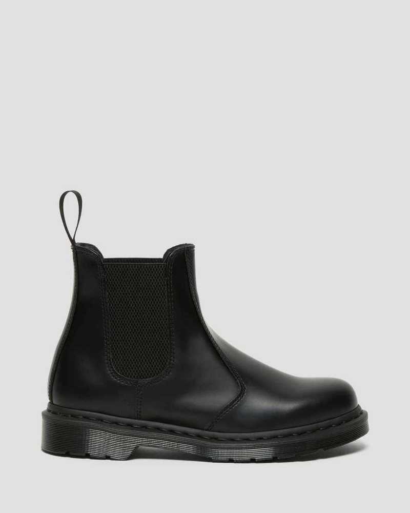 Dr Martens 2976 Mono Smooth Leather Chelsea Boots Boots Black | 25174YHGB