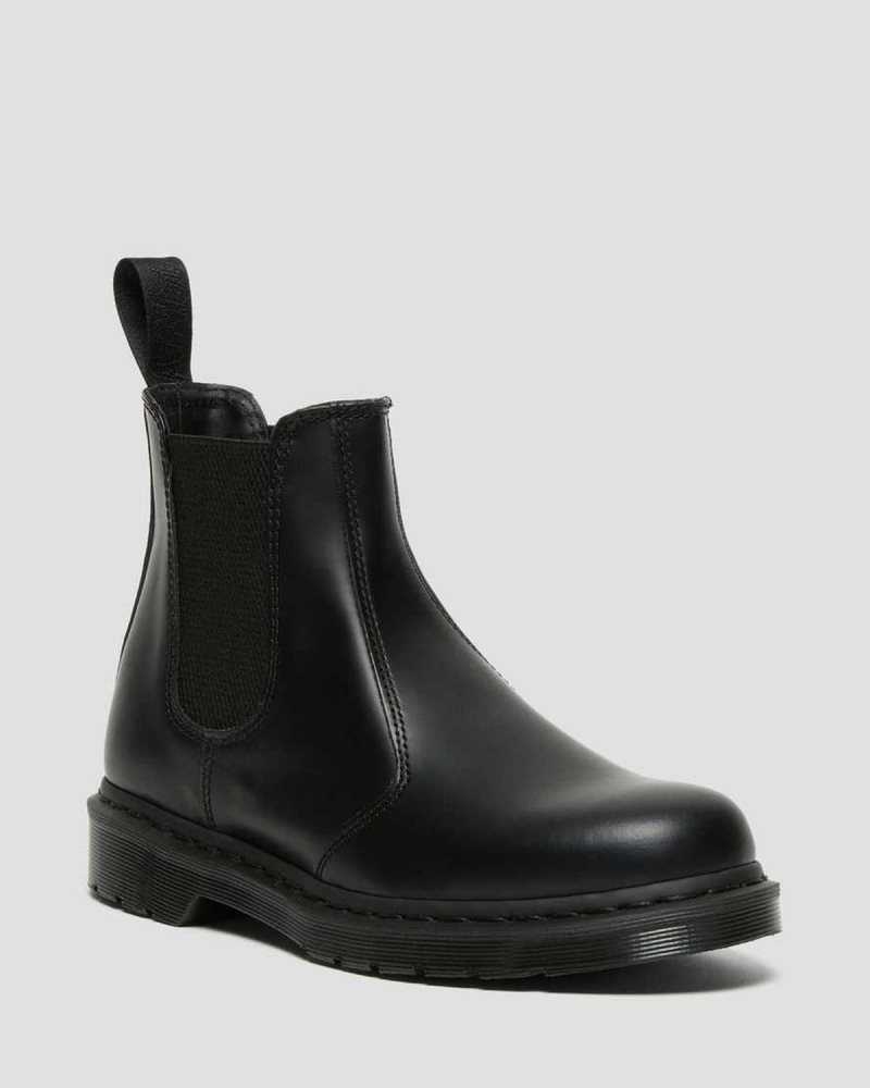 Dr Martens 2976 Mono Smooth Leather Chelsea Boots Boots Black | 25174YHGB