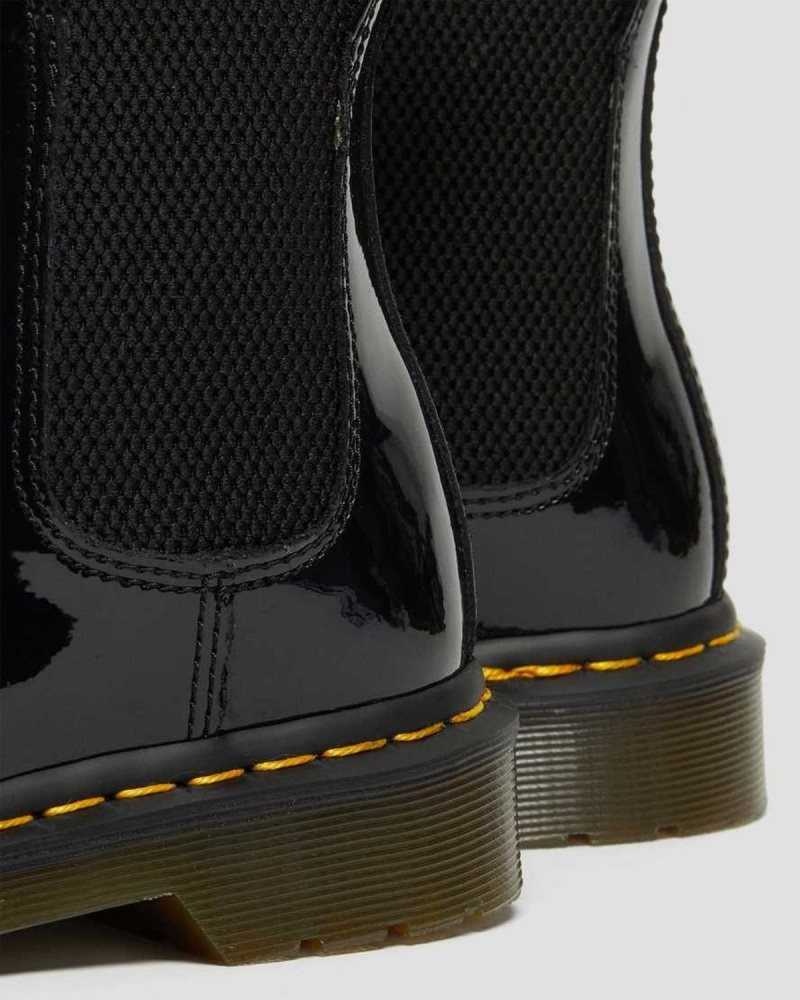 Dr Martens 2976 Patent Leather Chelsea Boots Boots Black | 02937DTHE