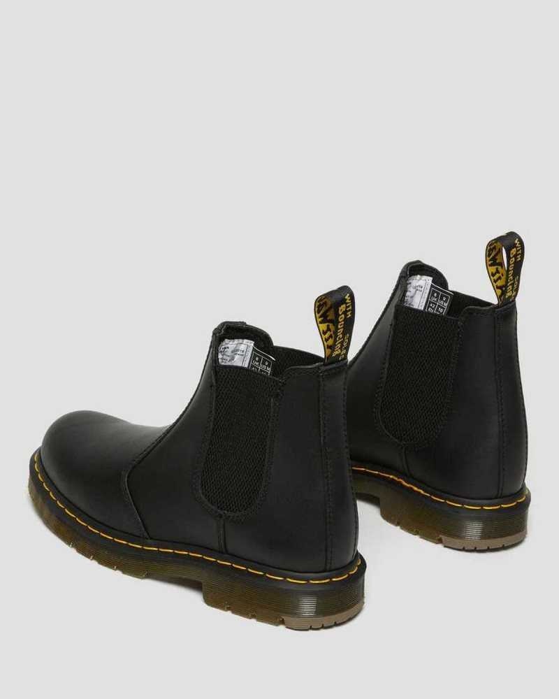 Dr Martens 2976 Slip Resistant Leather Chelsea Boots Chelsea Boots Black | 48075XAZC