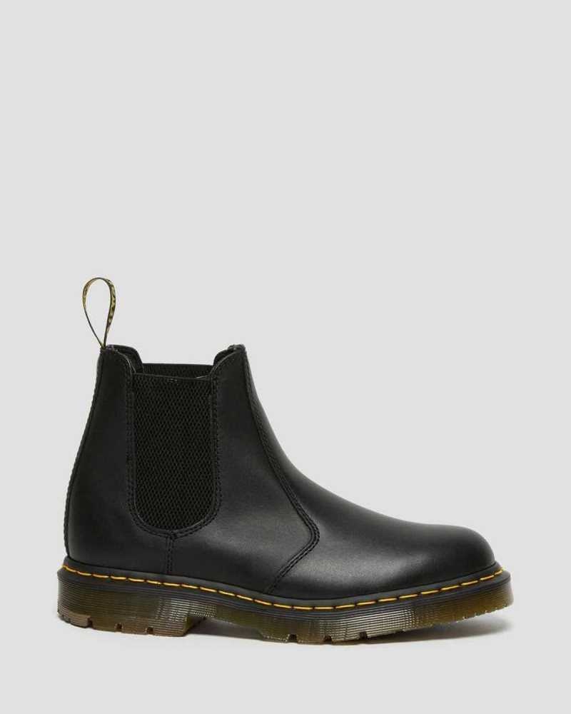 Dr Martens 2976 Slip Resistant Leather Chelsea Boots Chelsea Boots Black | 48075XAZC