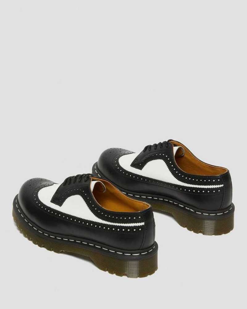 Dr Martens 3989 Bex Smooth Leather Brogue Shoes Oxfords Shoes Black | 90627UNZH