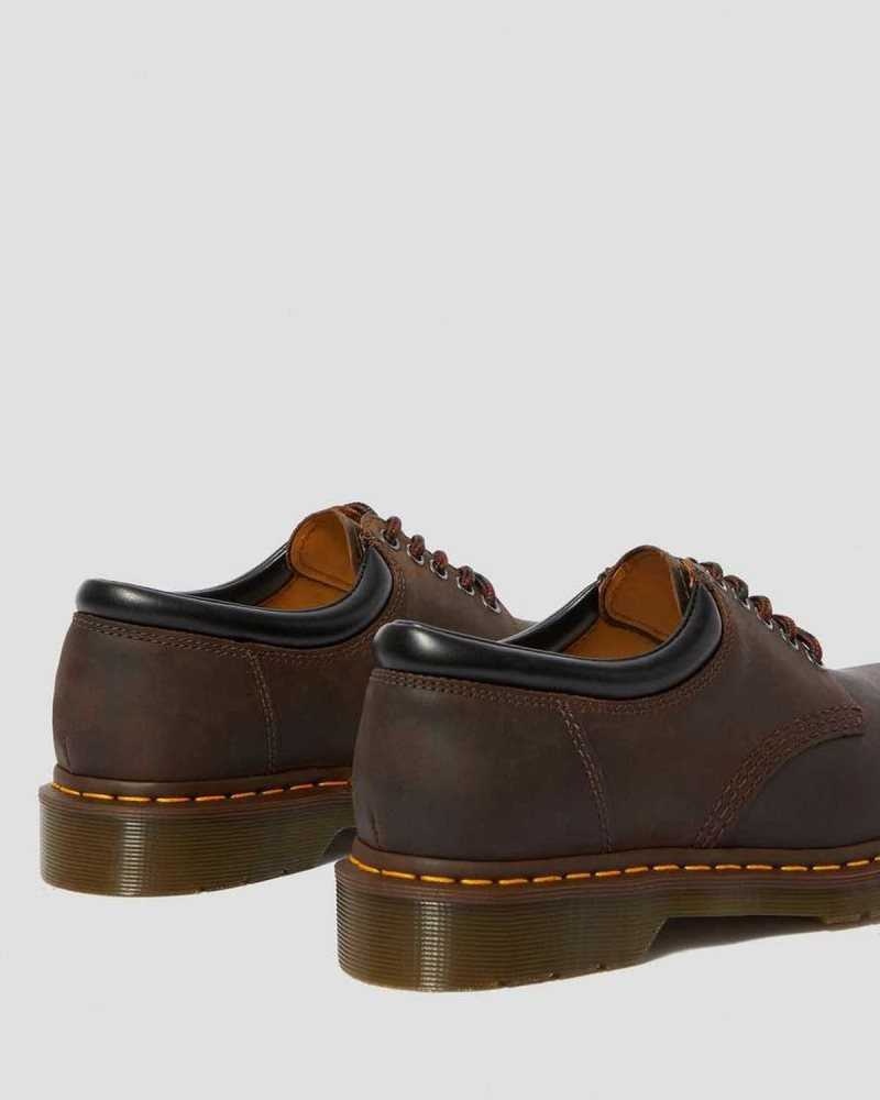 Dr Martens 8053 Crazy Horse Leather Casual Shoes Casual Boots Brown | 13075IRST