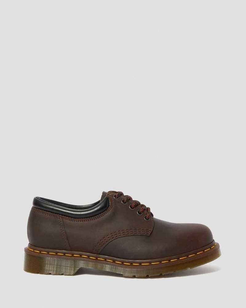 Dr Martens 8053 Crazy Horse Leather Casual Shoes Casual Boots Brown | 13075IRST