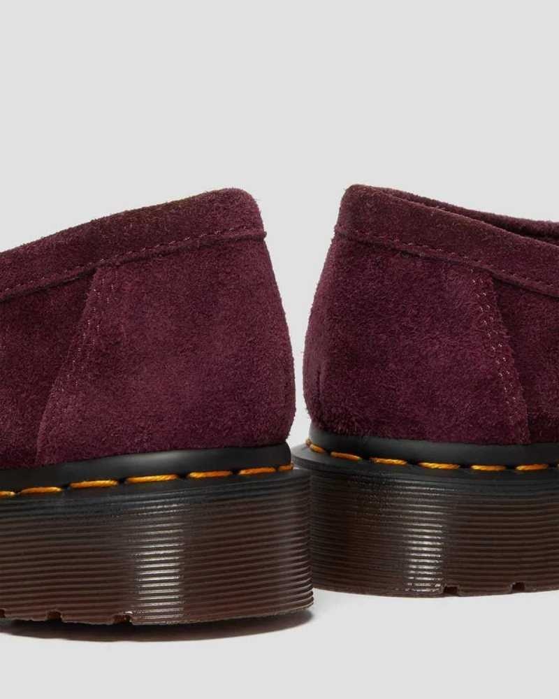 Dr Martens Adrian Snaffle Suede Loafers Loafers Purple | 12768AQUV